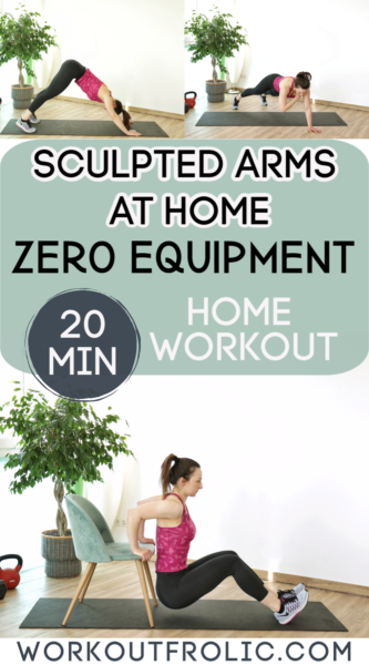 Pin to an article 20 min Zero Equipment Upper Body Workout
