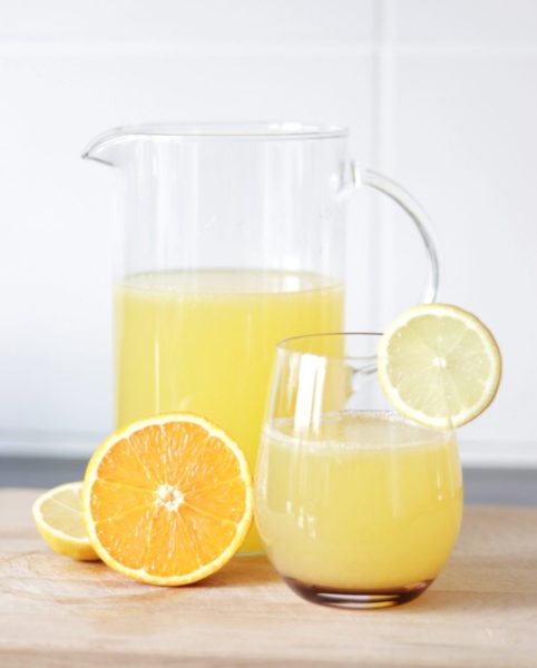 Image of home made electrolyte drink from Self-care tips to boost recovery