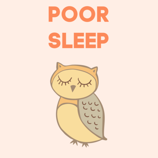 sleepy owl picture illustrating how important sleep is for good mood and mental health from the article 6 Important Things ruining your mood without you knowing it