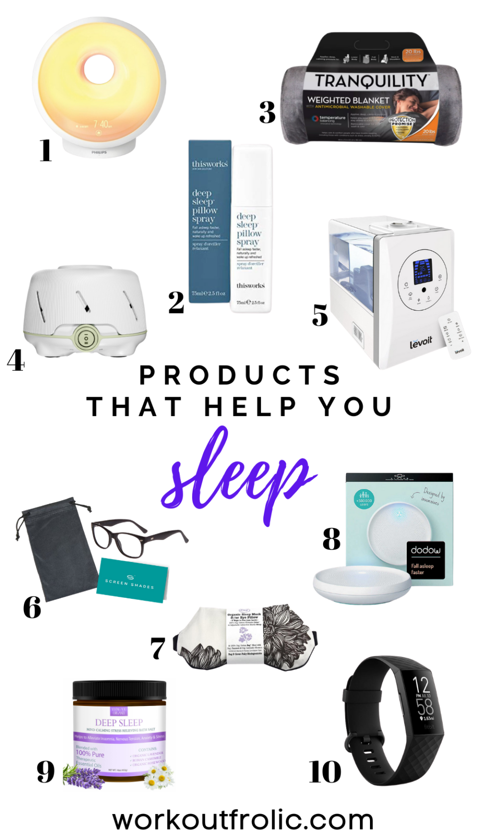 10 products that help you sleep better and fall asleep faster