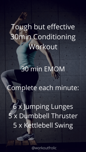 Pin of Tough but effective 30min Conditioning Workout