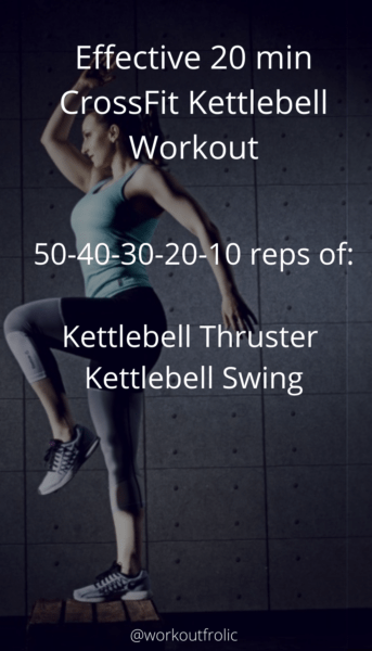 Pin of Effective 20 min CrossFit Kettlebell Workout