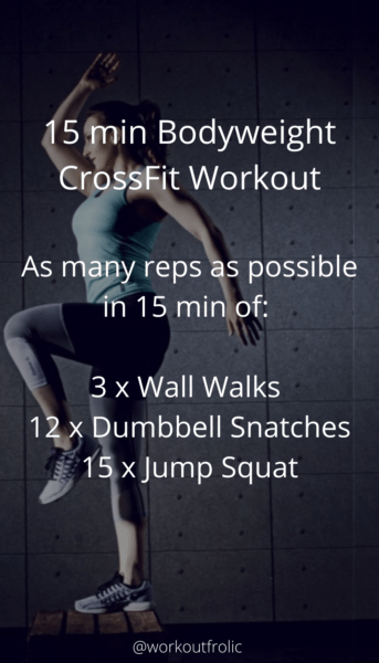 Image of 15 min Bodyweight CrossFit Workout