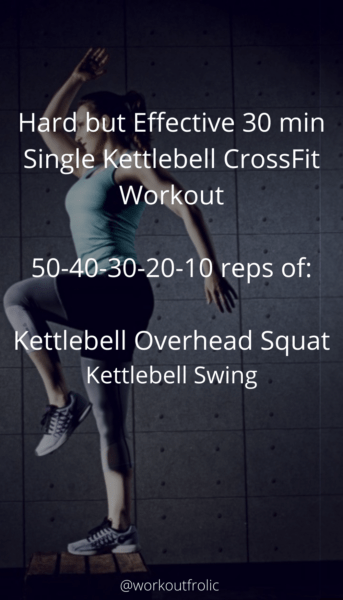 image of Hard but Effective 30 min Single Kettlebell CrossFit Workout