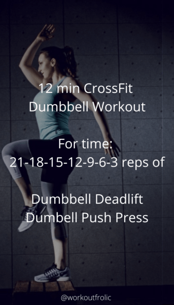 Image of 12 min CrossFit Dumbbell Workout