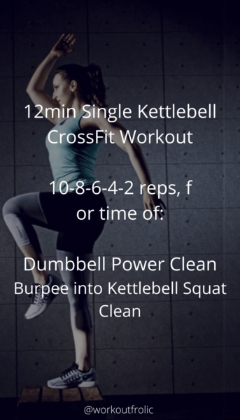 Image of 12min Single Kettlebell CrossFit Workout