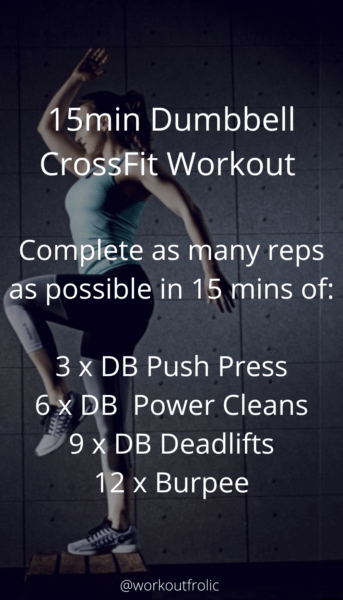 Image of 15min Dumbbell CrossFit Workout