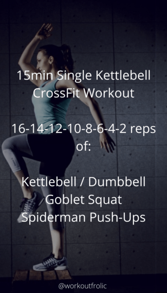 Image of 15min Single Kettlebell CrossFit Workout