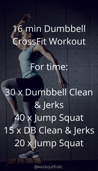 Image of 16 min Dumbbell CrossFit Workout