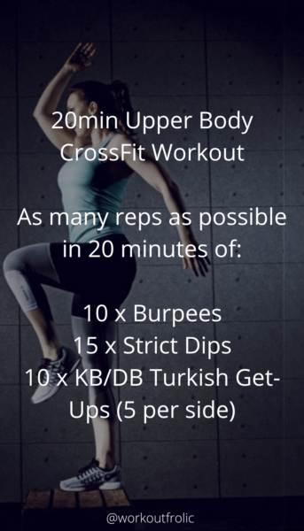 Image of 20min Upper Body CrossFit Workout